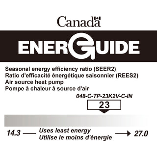 DELLA Optima CloudAir Series 23000 BTU 23 SEER2 Ultra Heat Mini Split AC - Up to 1500 Sq.Ft.
