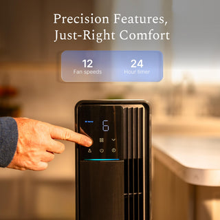 DELLA 42" Ultra Quiet Smart Tower Fan with Voice/APP/Remote Control