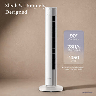 DELLA 42" Ultra Quiet Smart Tower Fan with Voice/APP/Remote Control